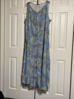 Anthony Original NWT Chiffon overlay maxi dress size 2X
